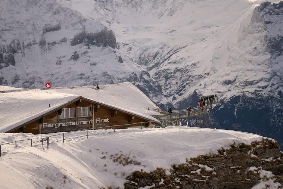 瑞士旅遊,格林德瓦,歐洲旅遊,世界雪雕節夜景與雪雕作品